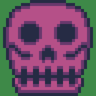 A weird skull.